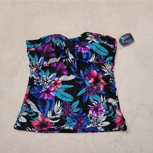 NWT "Croft & Barrow" swim top/tankini, size Large